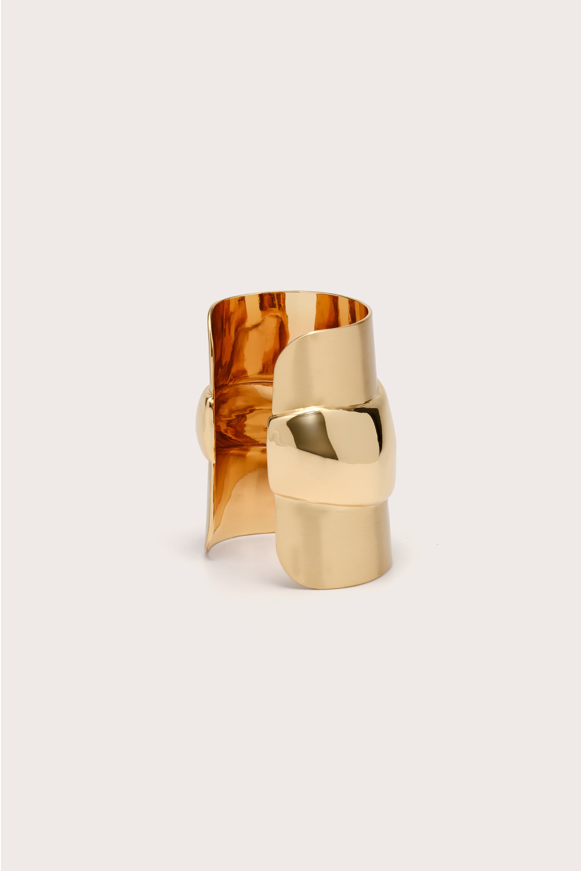 BAMBU HAND CUFF - BRUSHED BRASS