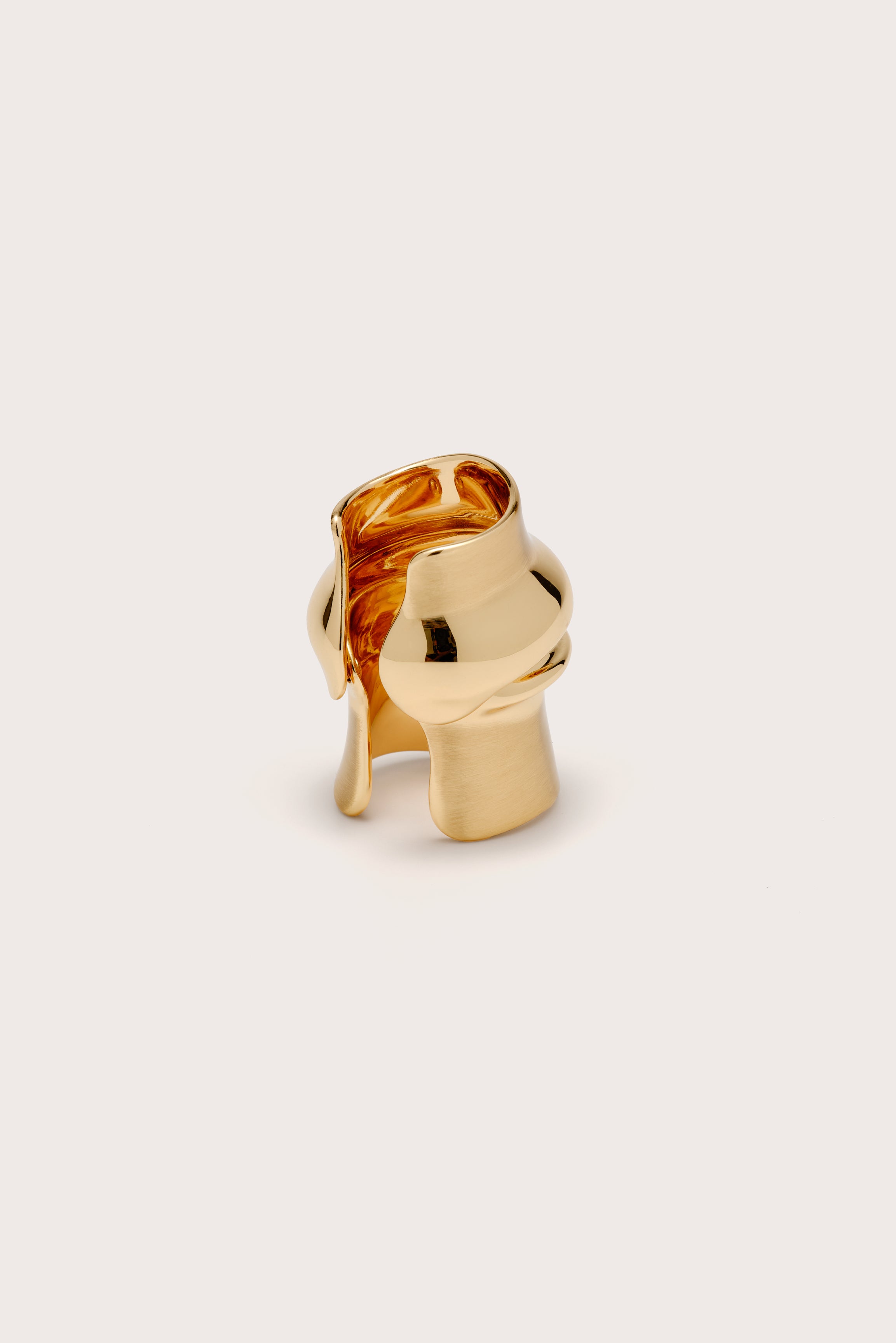 BAMBU RING - BRUSHED BRASS