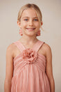 KIDS ROSALIE DRESS - PETAL PINK