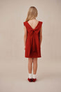 KIDS NADYA DRESS - MERLOT