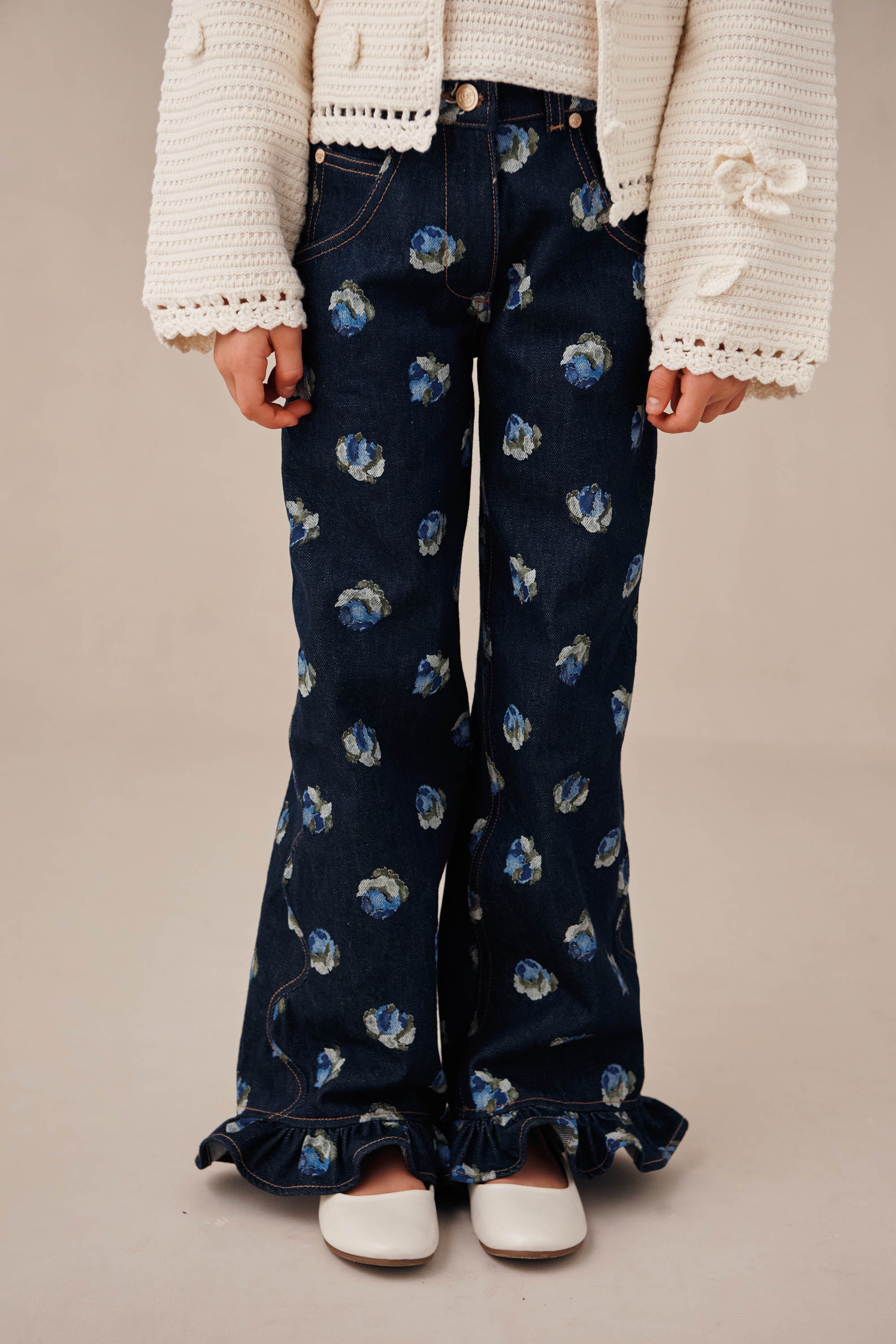 KIDS MARGERIE PANT - SMALL FLORAL BREEZE