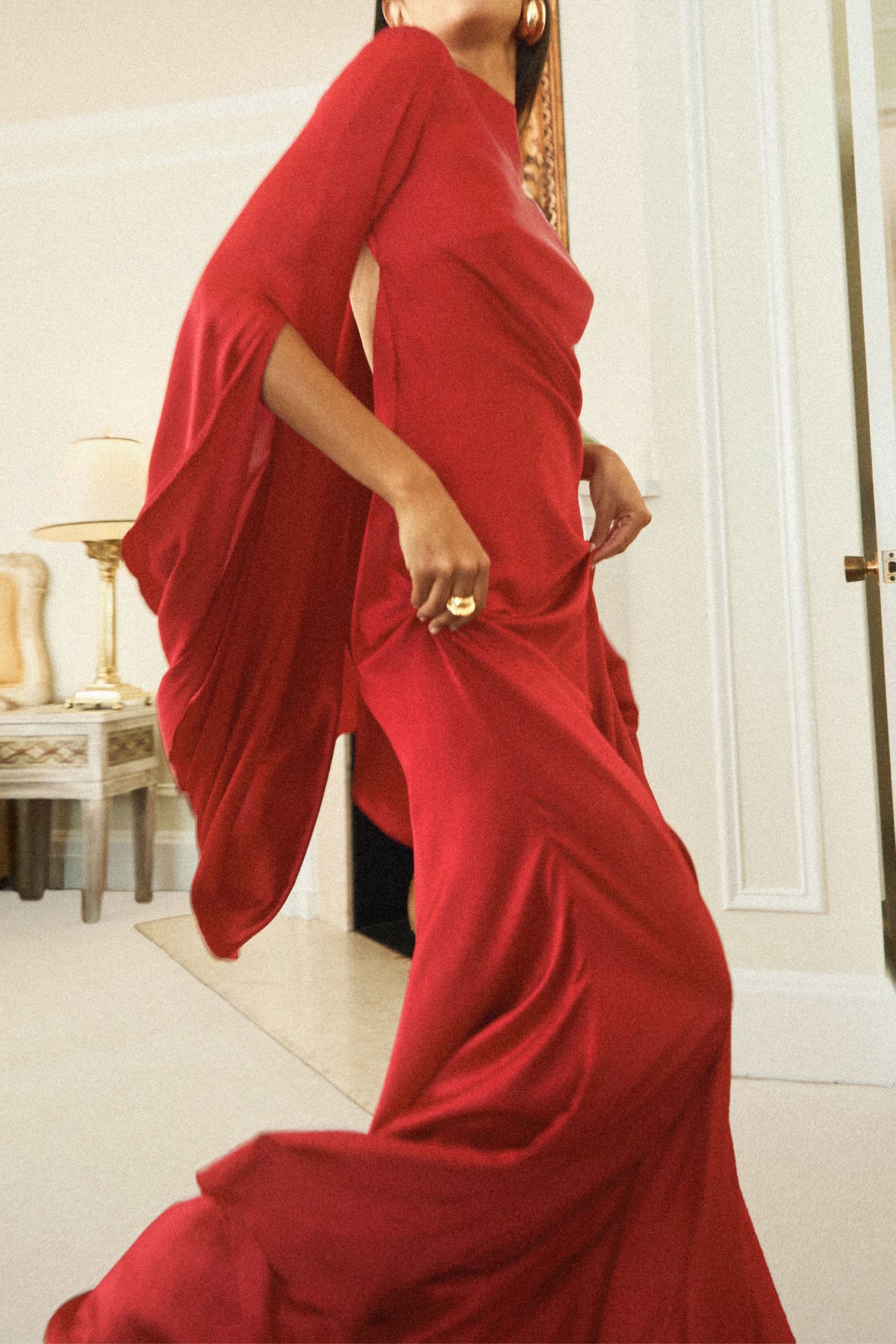 INGALA GOWN - MERLOT