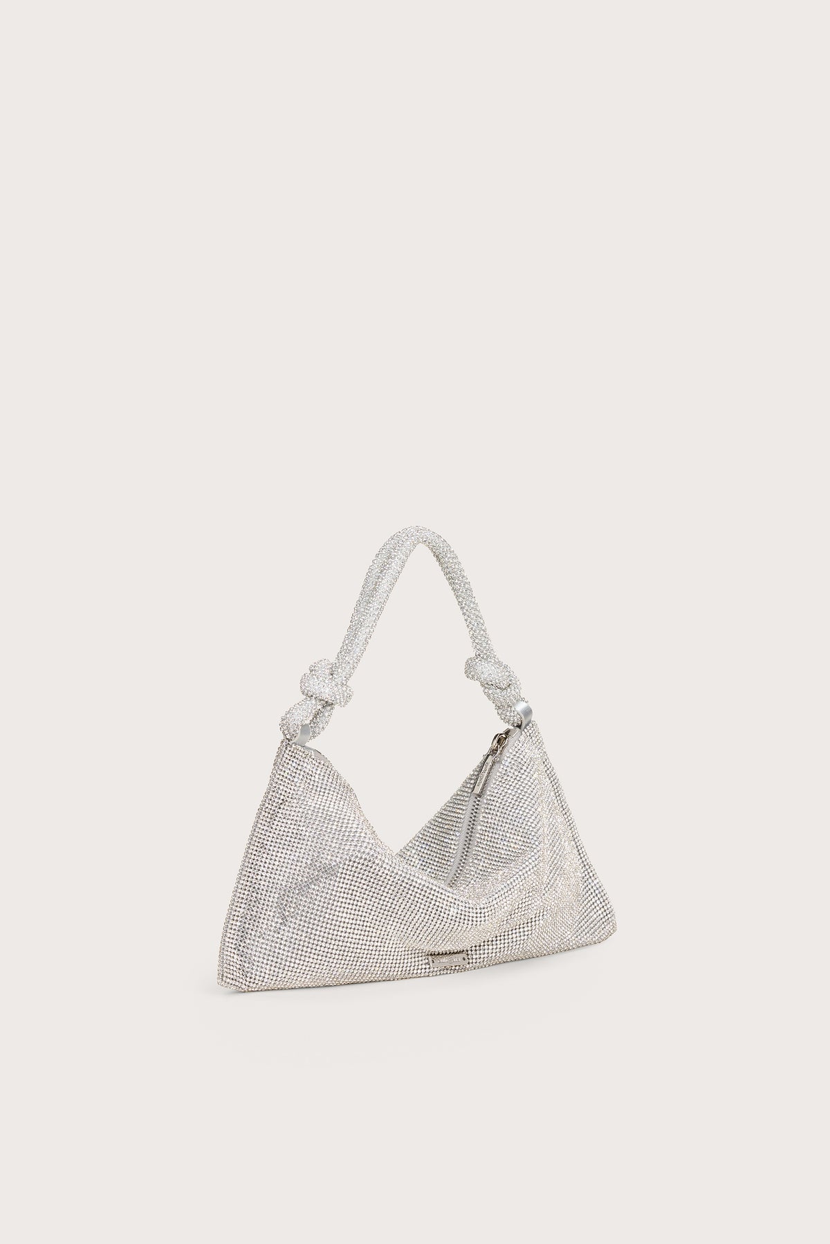 HERA NANO RHINESTONE SHOULDER BAG - CLEAR