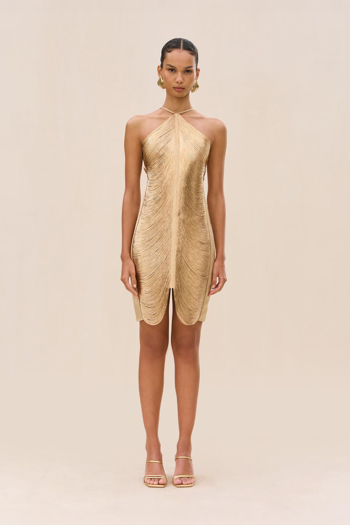MARA DRESS - LIGHT GOLD