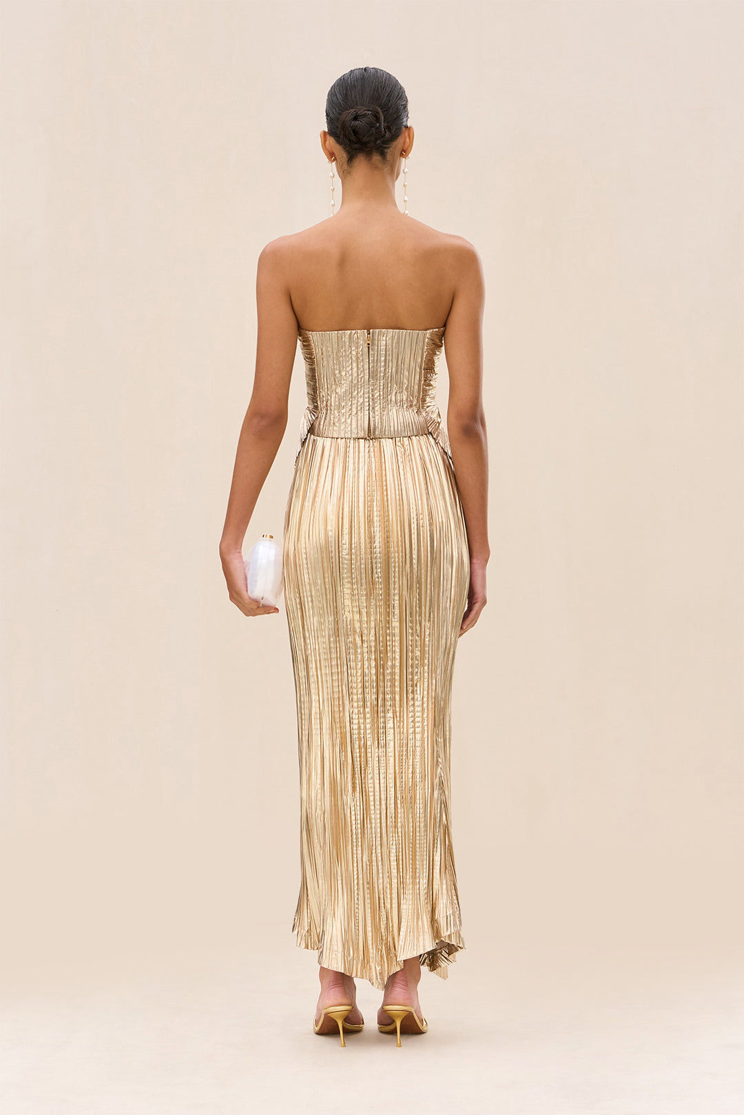 OMID SKIRT - GOLD