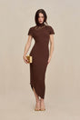 CHRYSTA KNIT DRESS - JAVA