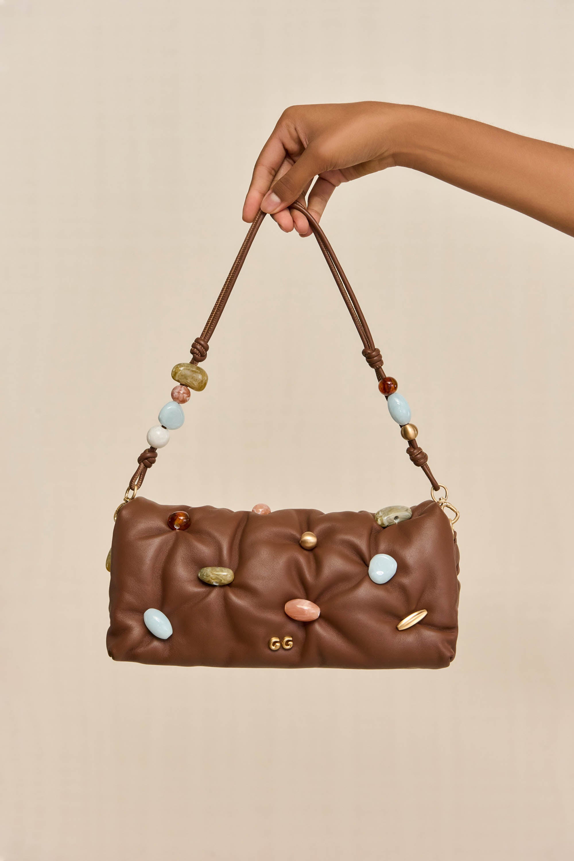 AMALIA CLUTCH - SADDLE BAUBLE MULTI