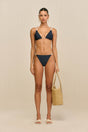 CHRISSY BIKINI TOP - DEEP LAKE