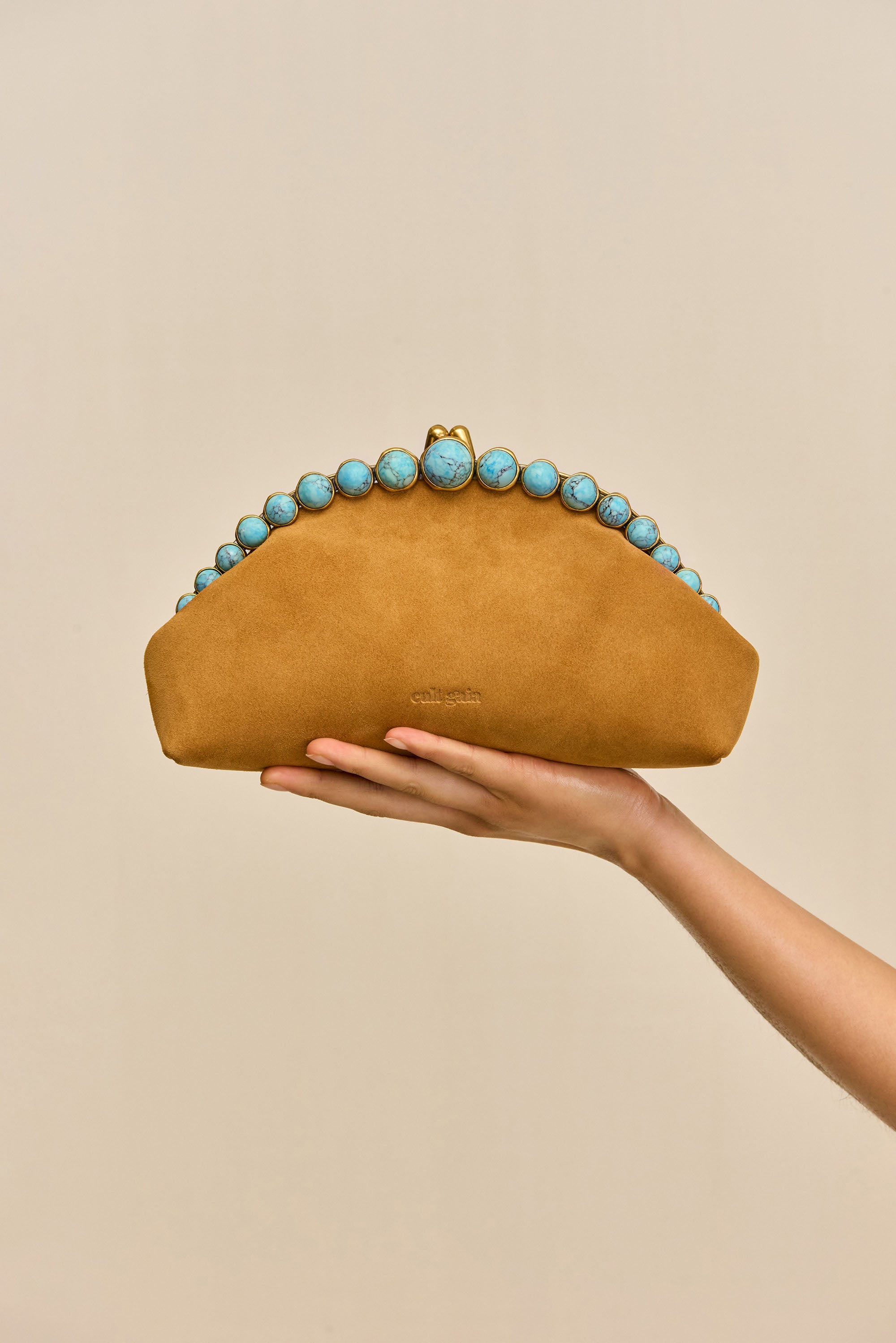UNA CLUTCH - TOASTED CARAMEL