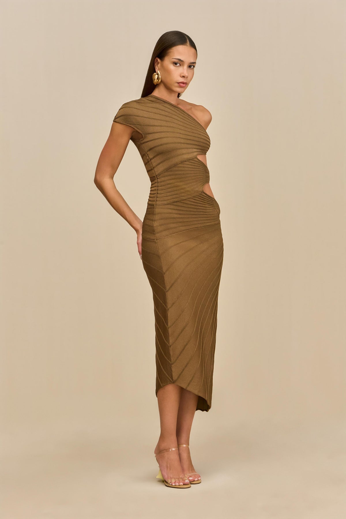 LURENZ KNIT DRESS - AFFOGATO