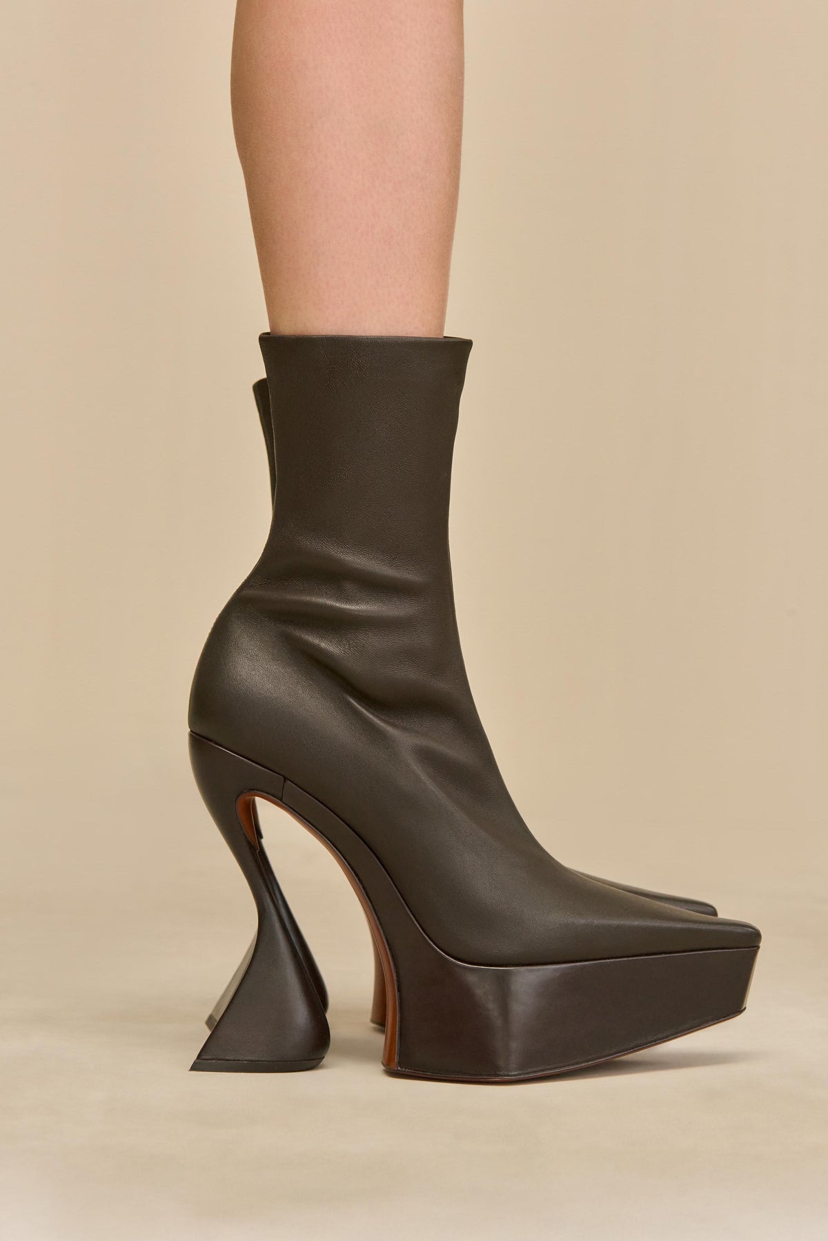 KAMARI PLATFORM BOOT - ESPRESSO