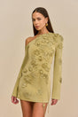 KAELA KNIT DRESS - GOLD