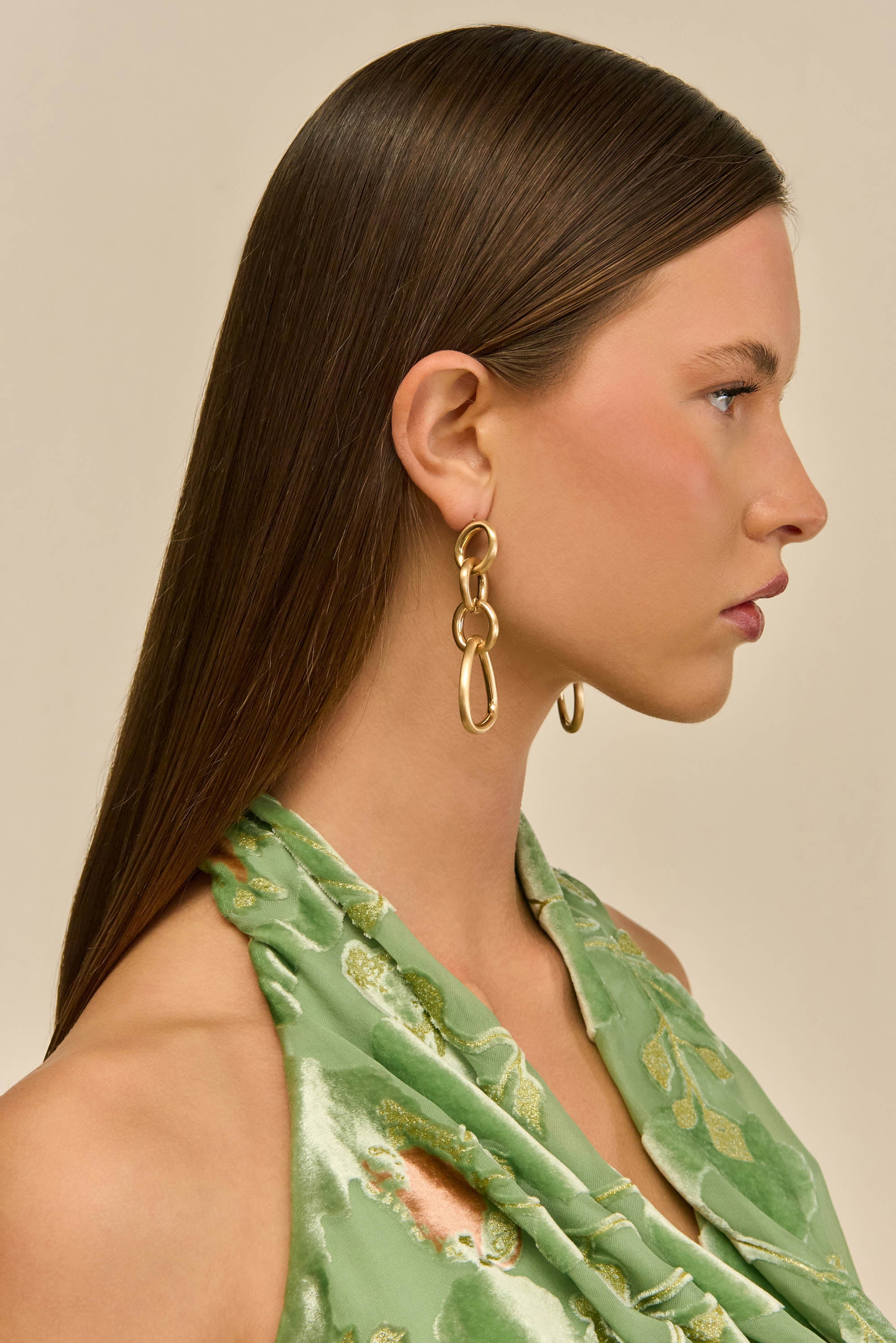 REYES EARRING - BRASS