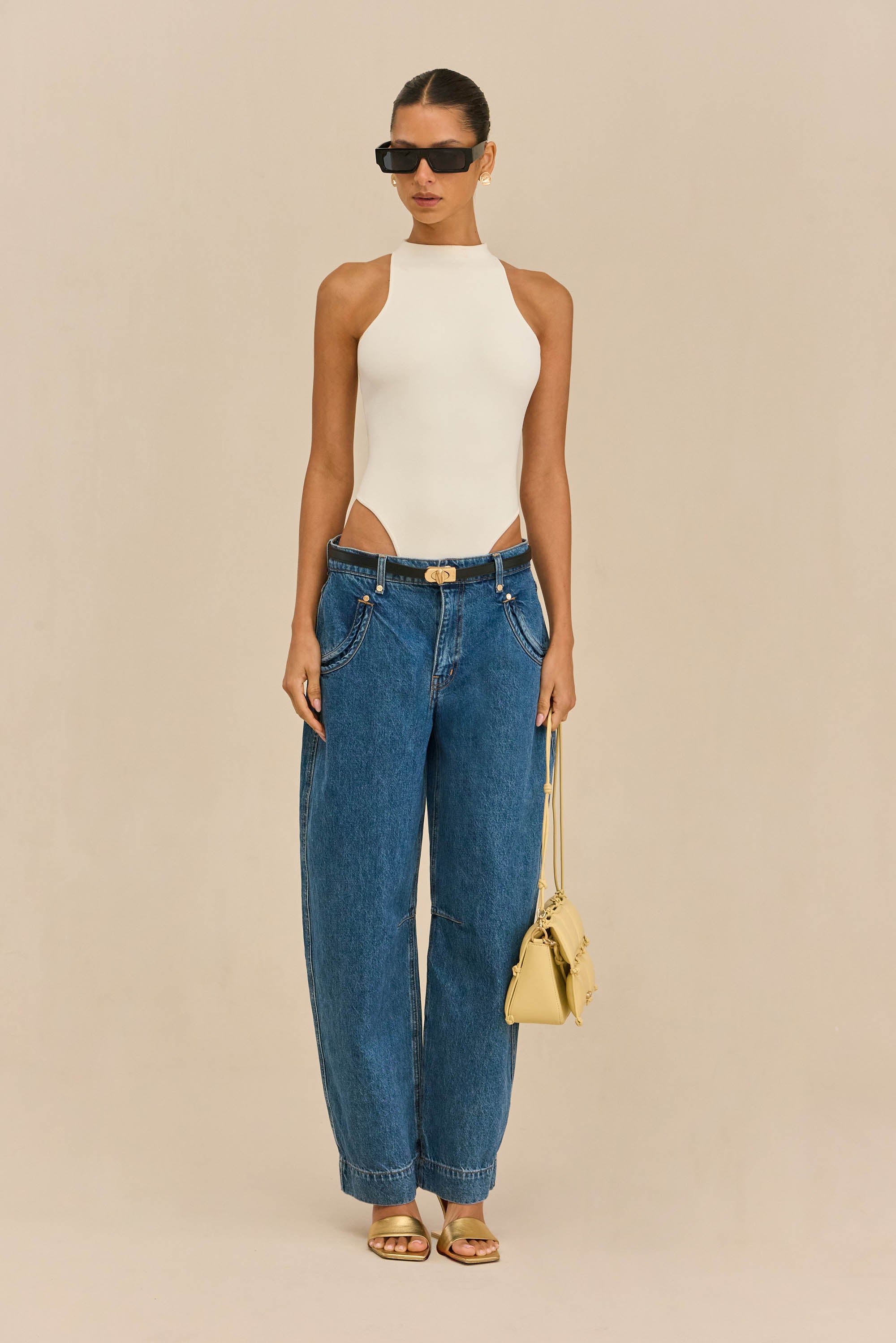 CASSIUS KNIT BODYSUIT - OFF WHITE