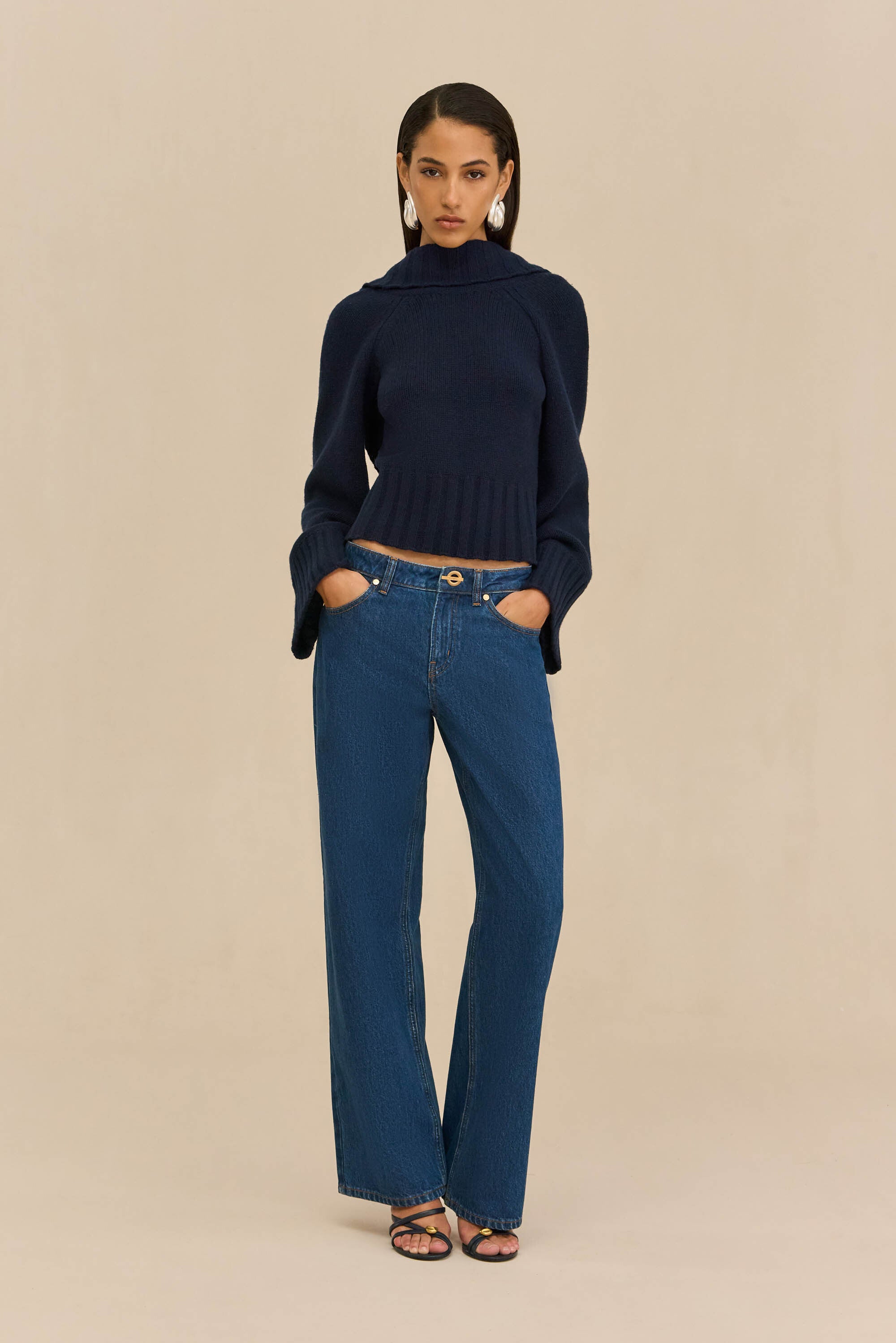 MILIKA SWEATER - DEEP LAKE