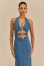 ESTELLE DRESS - STONE WASH