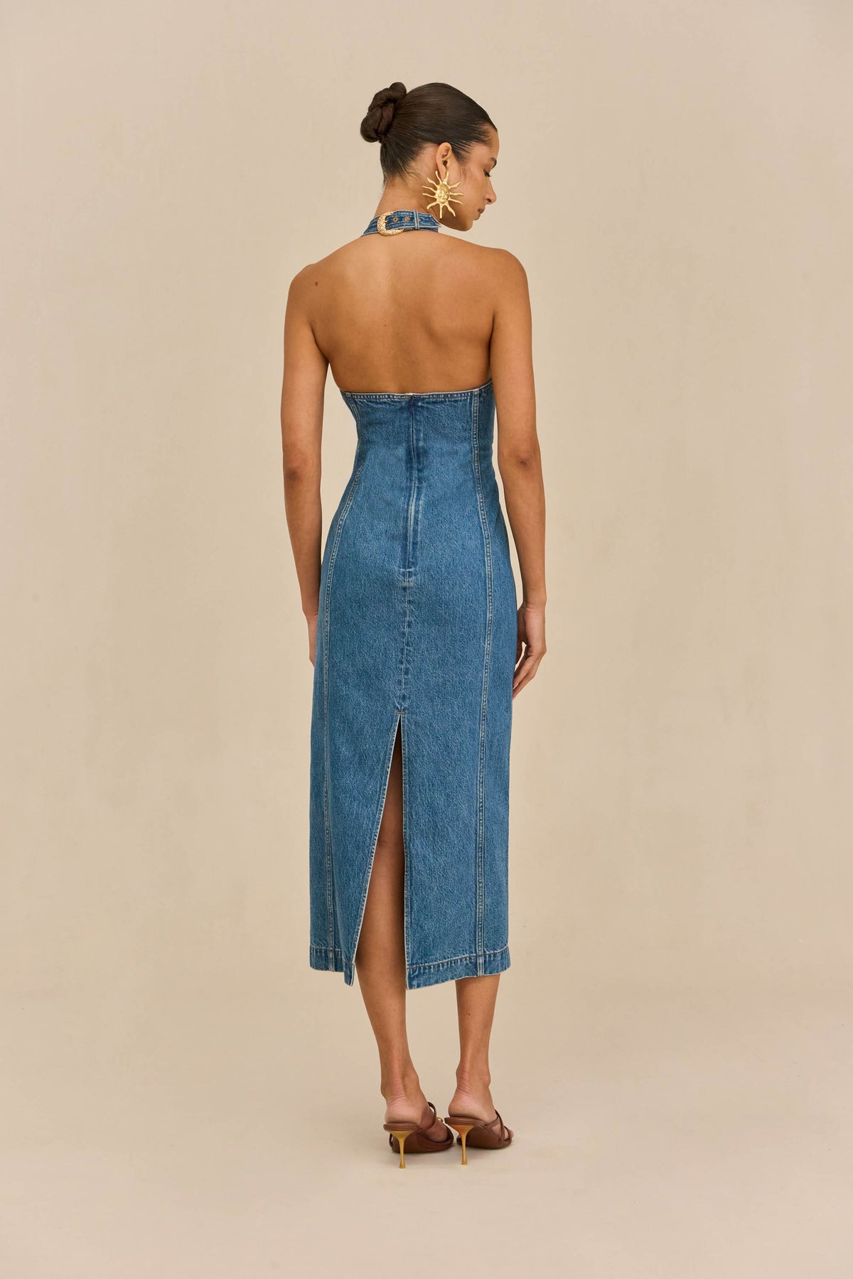ESTELLE DRESS - STONE WASH