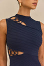 CALA KNIT DRESS - DEEP LAKE