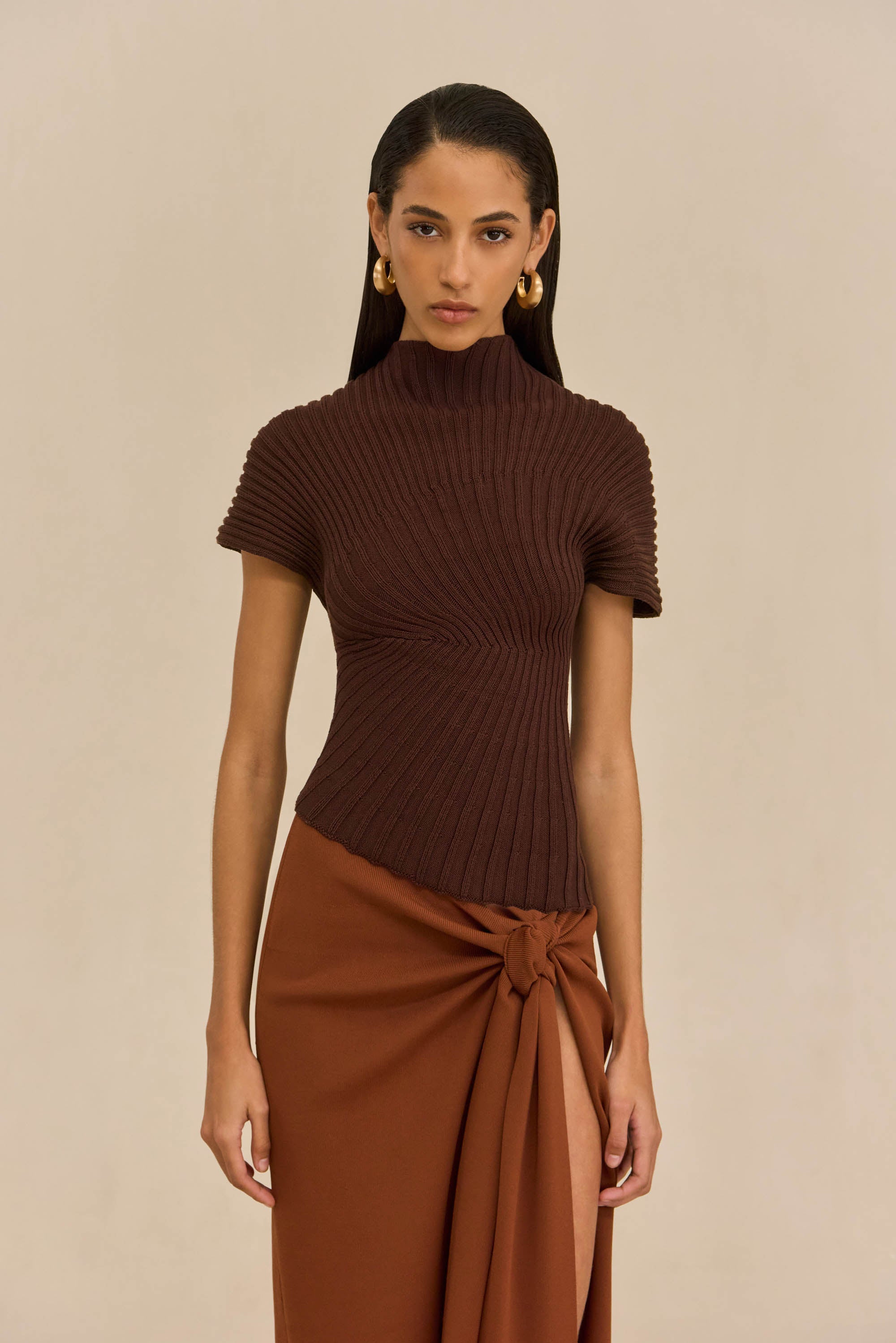 ANNEMIE KNIT TOP - JAVA