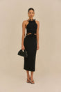 JENA KNIT DRESS - BLACK