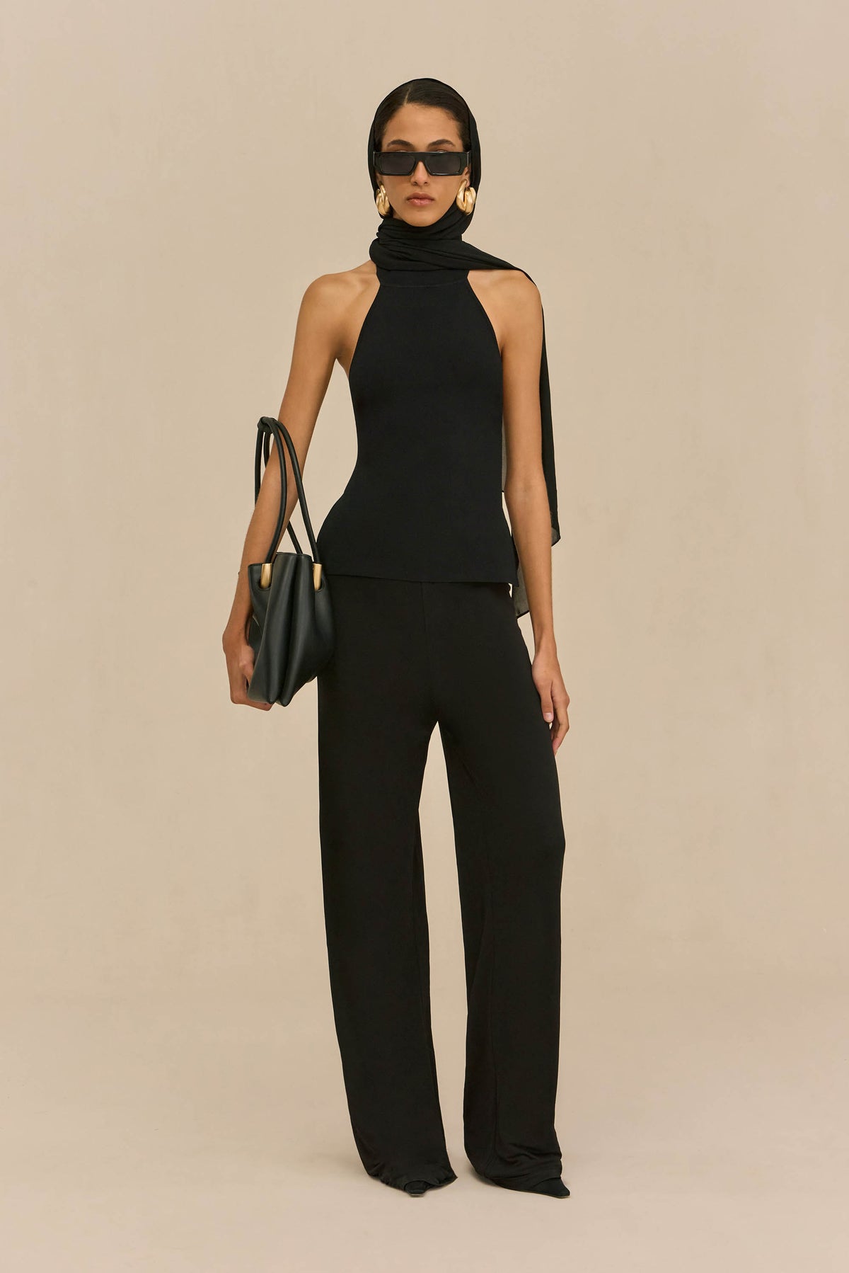 STACIE PANT - BLACK CREPE