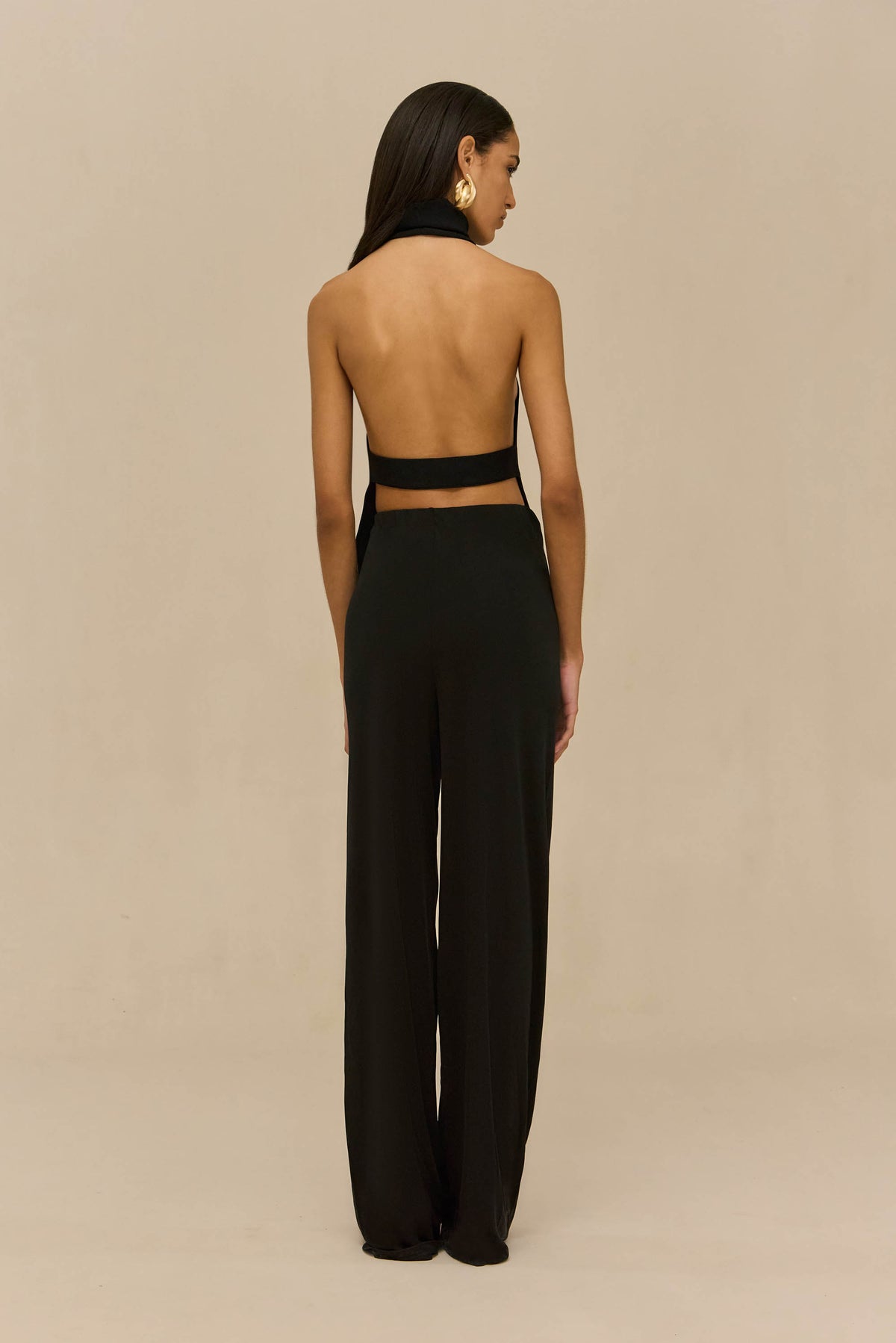 STACIE PANT - BLACK CREPE