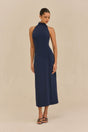 KELLER KNIT DRESS - DEEP LAKE