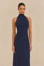 KELLER KNIT DRESS - DEEP LAKE