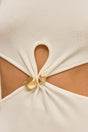 CYPRESS KNIT DRESS - OFF WHITE