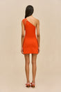 CAMELIA KNIT DRESS - TANGELO
