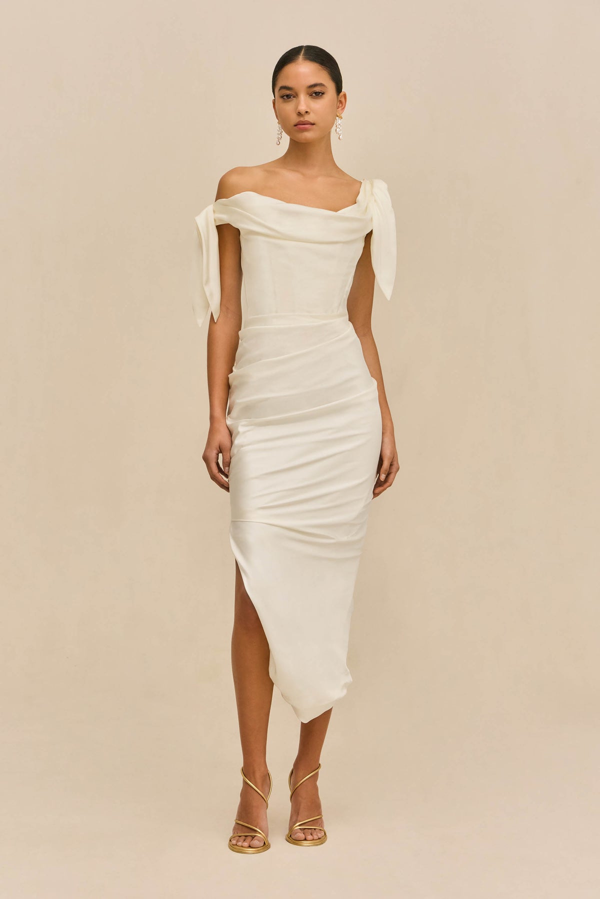 ITHACA DRESS - OFF WHITE
