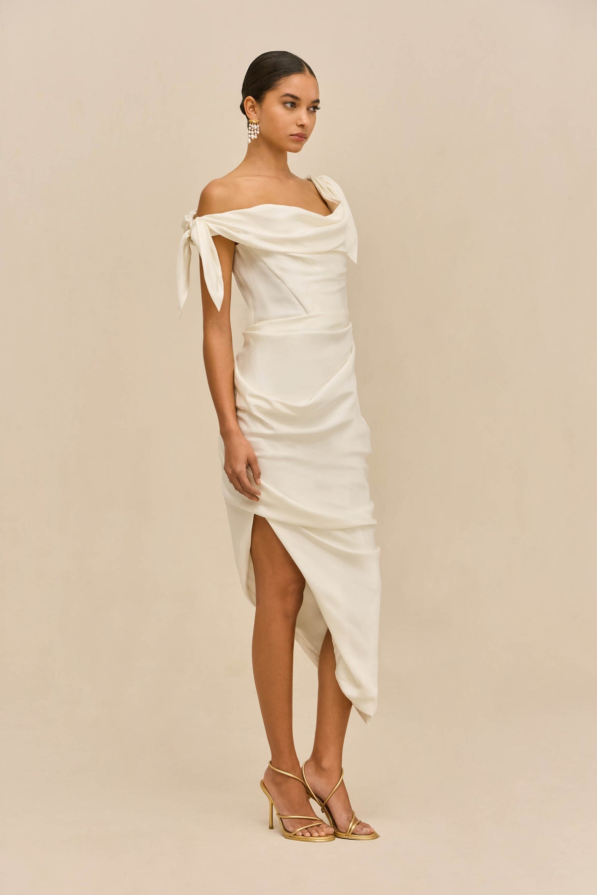 ITHACA DRESS - OFF WHITE