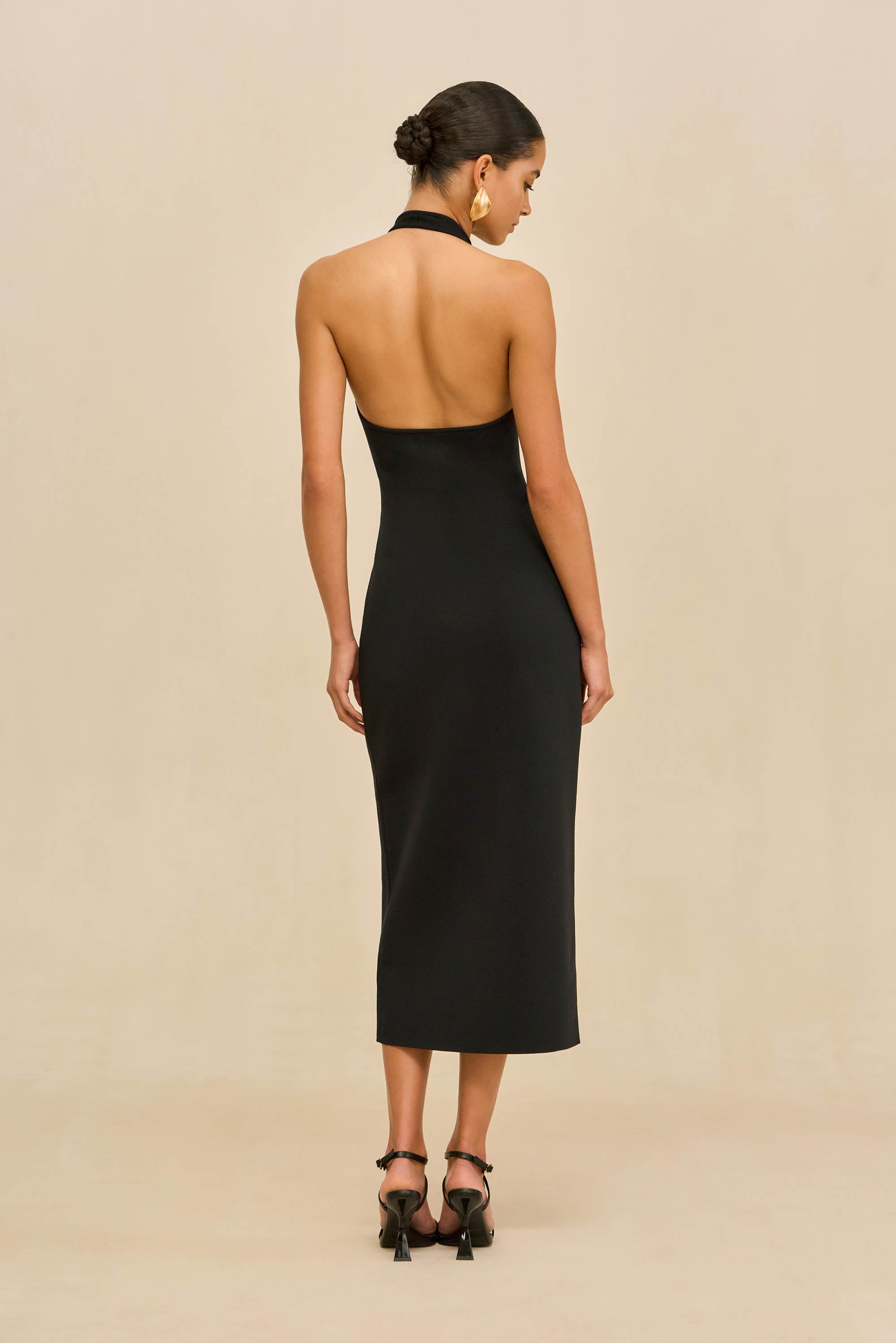 VINNA KNIT DRESS - BLACK