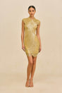 LYON DRESS - LIGHT GOLD