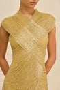 LYON DRESS - LIGHT GOLD