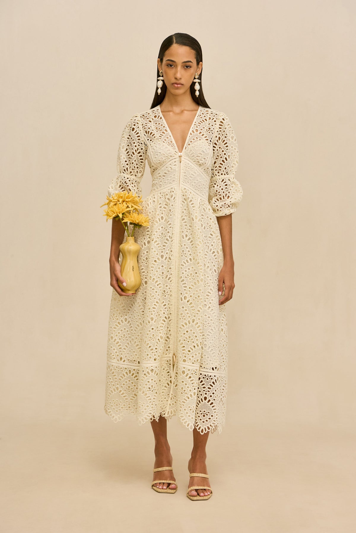 ROSALIND DRESS - OFF WHITE