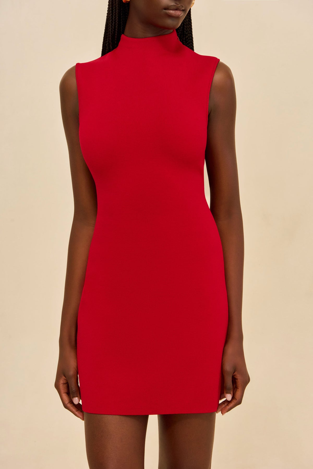 HARLOW KNIT DRESS - MERLOT