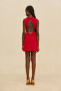 HARLOW KNIT DRESS - MERLOT