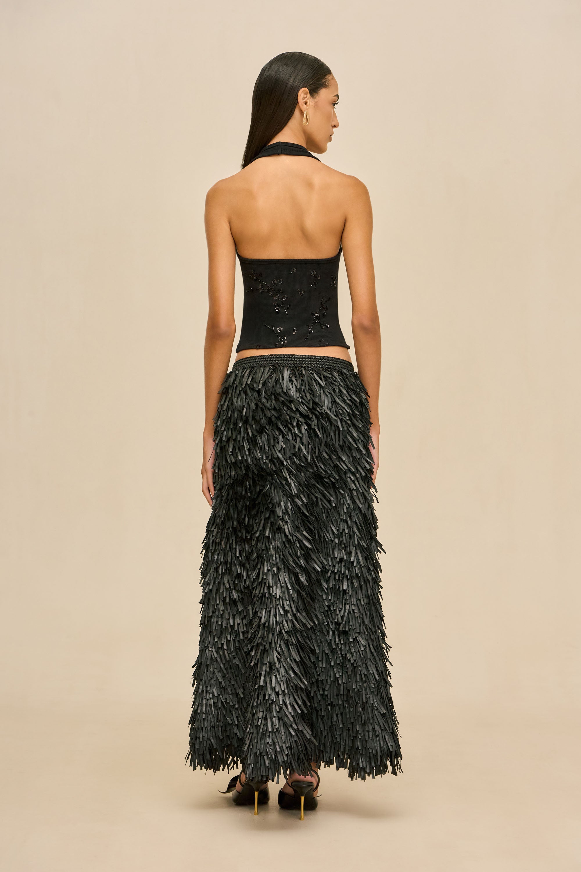 ELIO KNIT TOP - BLACK