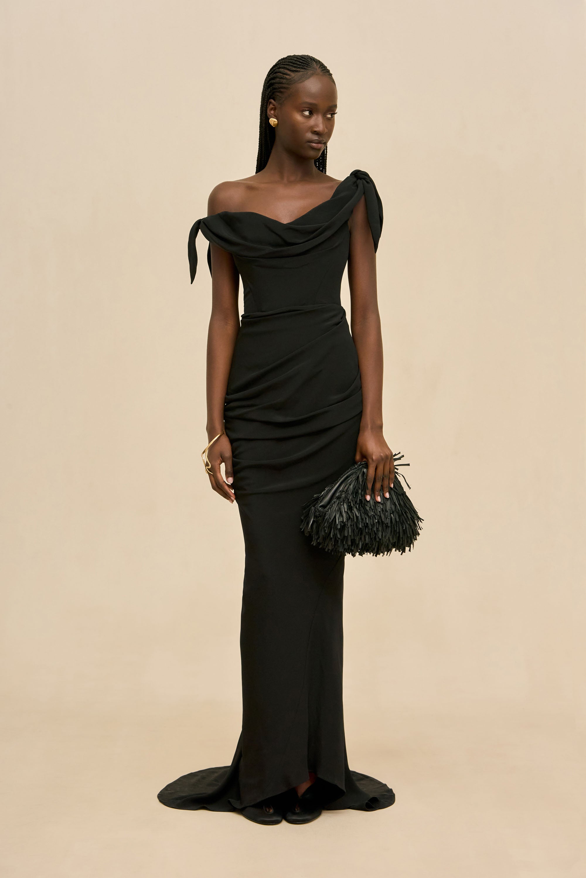 JAALA MINI CLUTCH - BLACK