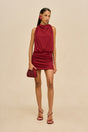 MAELLE DRESS - WINTER PLUM