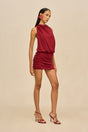 MAELLE DRESS - WINTER PLUM