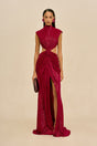 VOSS GOWN - DARK FUCHSIA