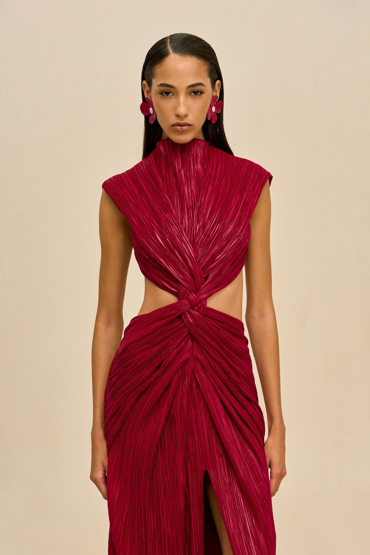 VOSS GOWN - DARK FUCHSIA