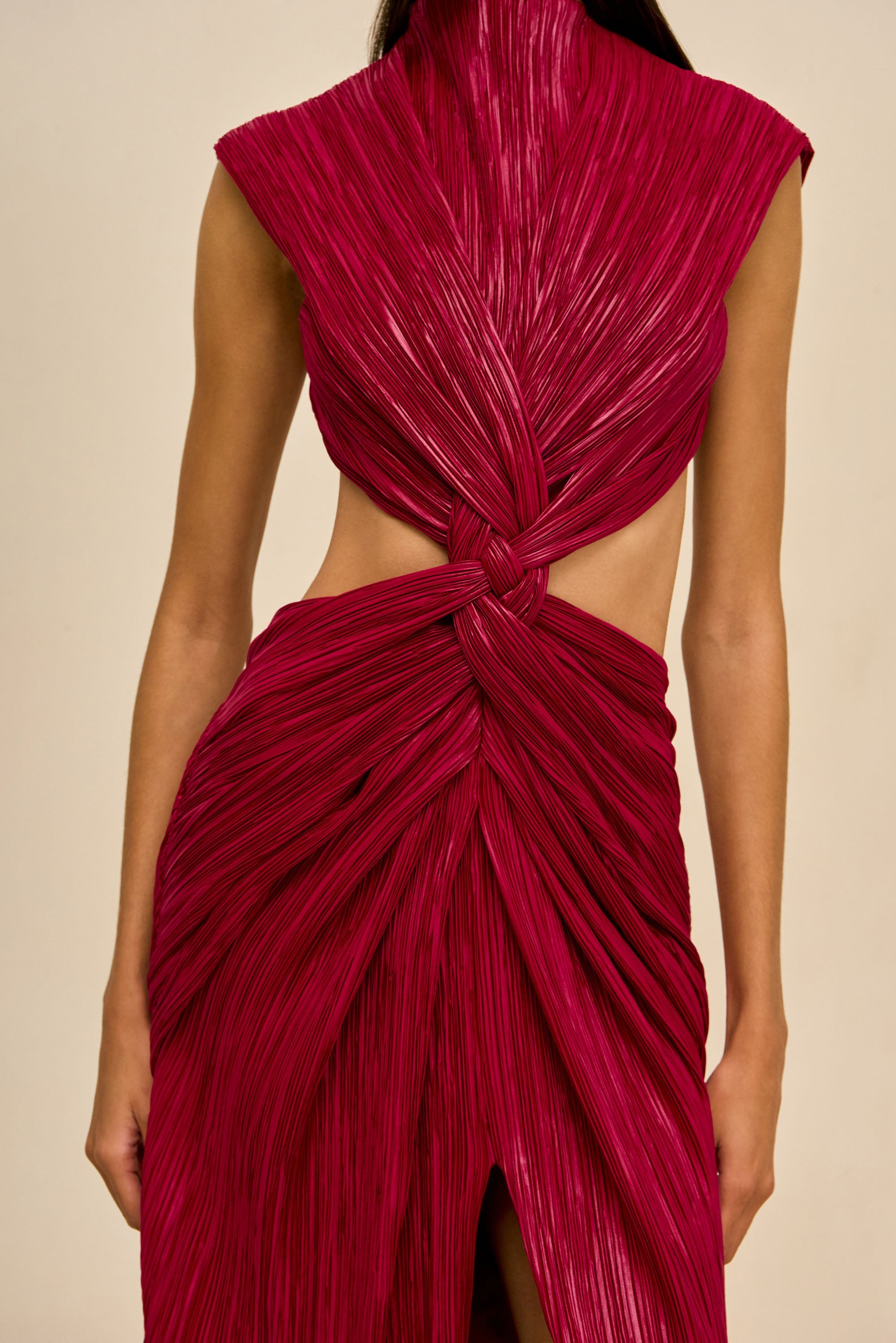 VOSS GOWN - DARK FUCHSIA
