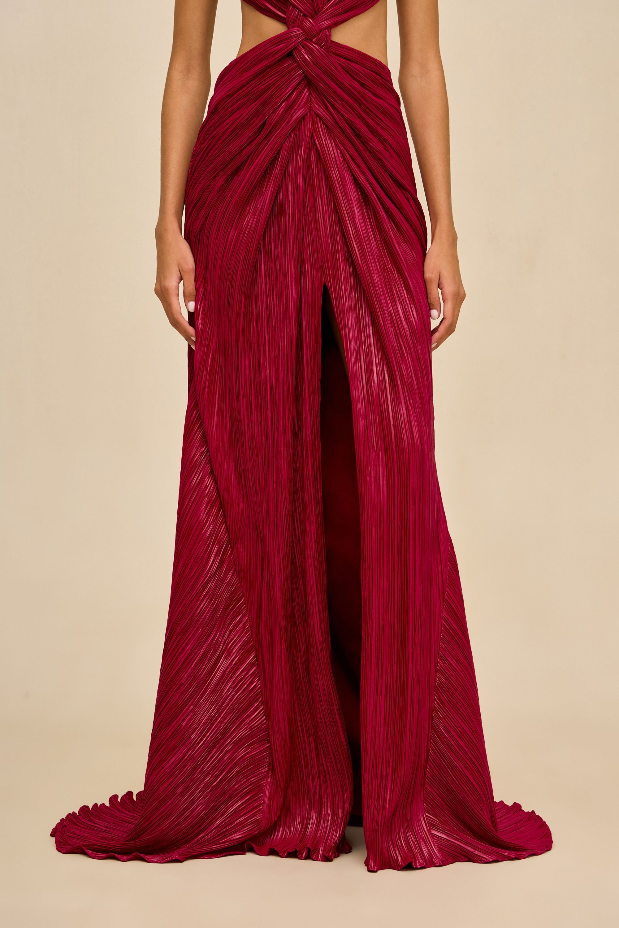 VOSS GOWN - DARK FUCHSIA