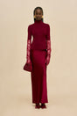DENIZ KNIT TOP - WINTER PLUM