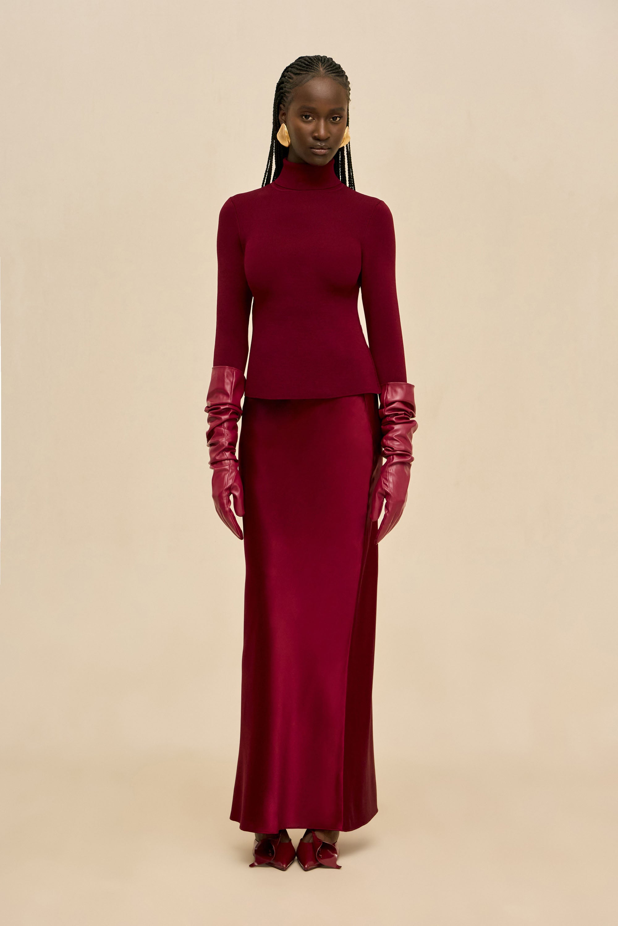 DENIZ KNIT TOP - WINTER PLUM