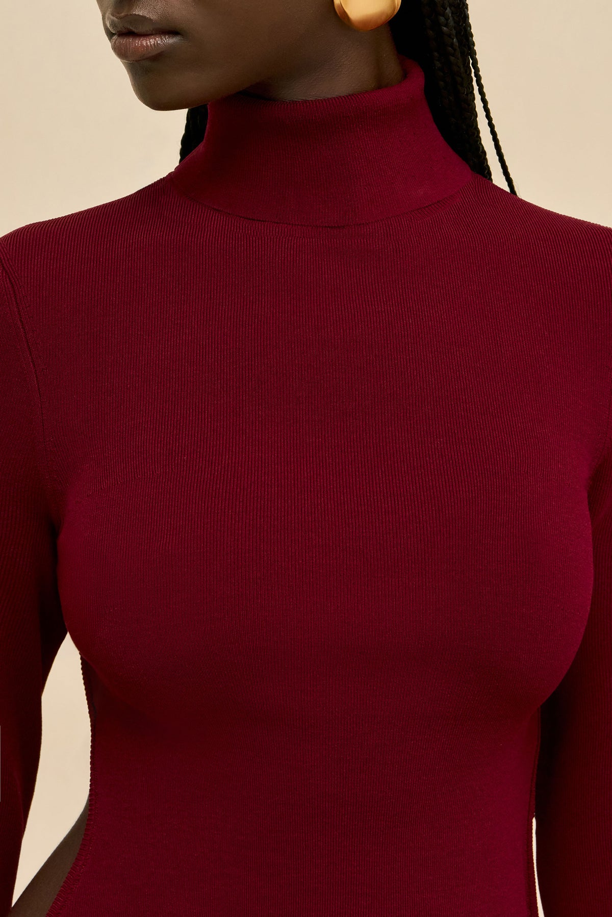 DENIZ KNIT TOP - WINTER PLUM