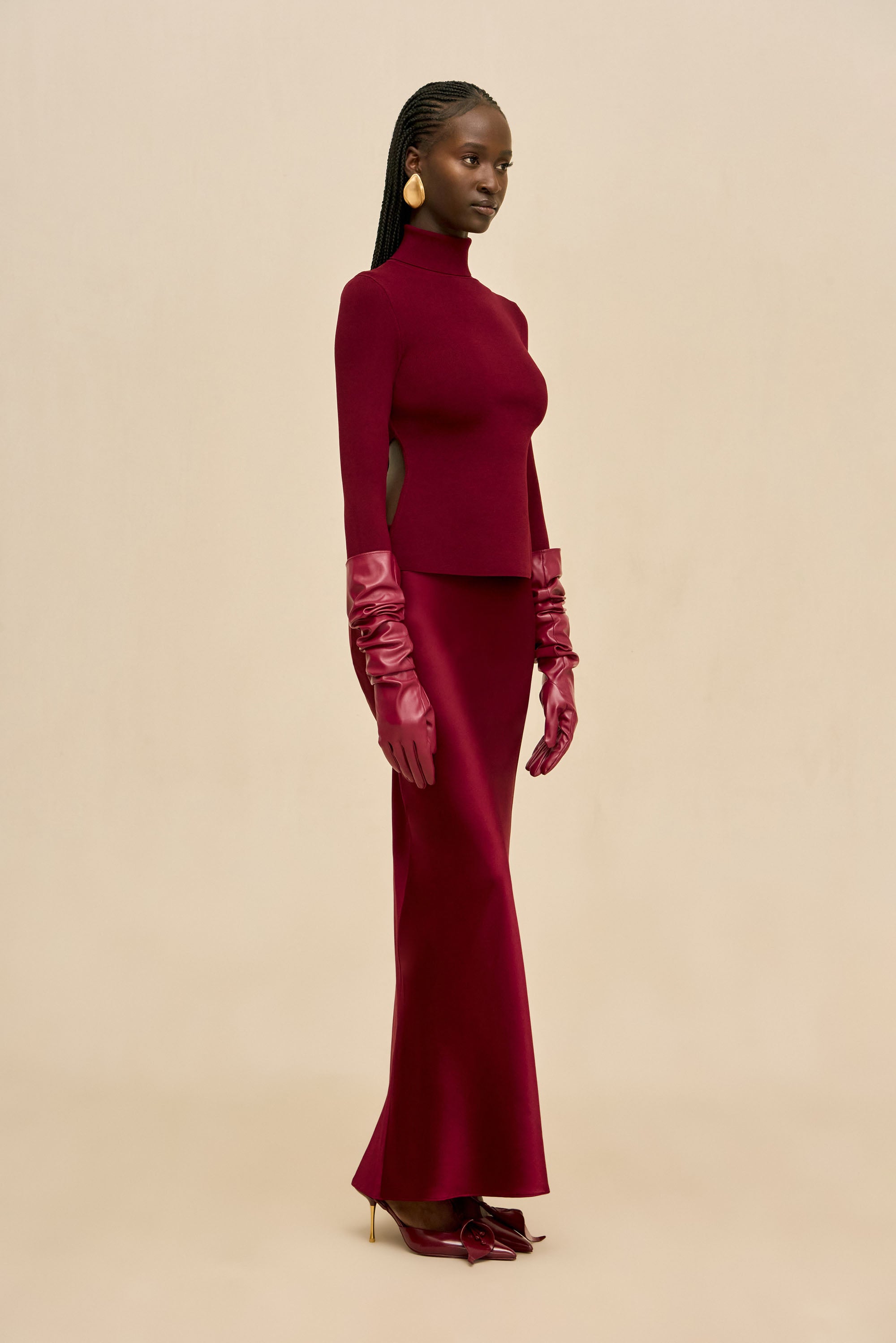 DENIZ KNIT TOP - WINTER PLUM